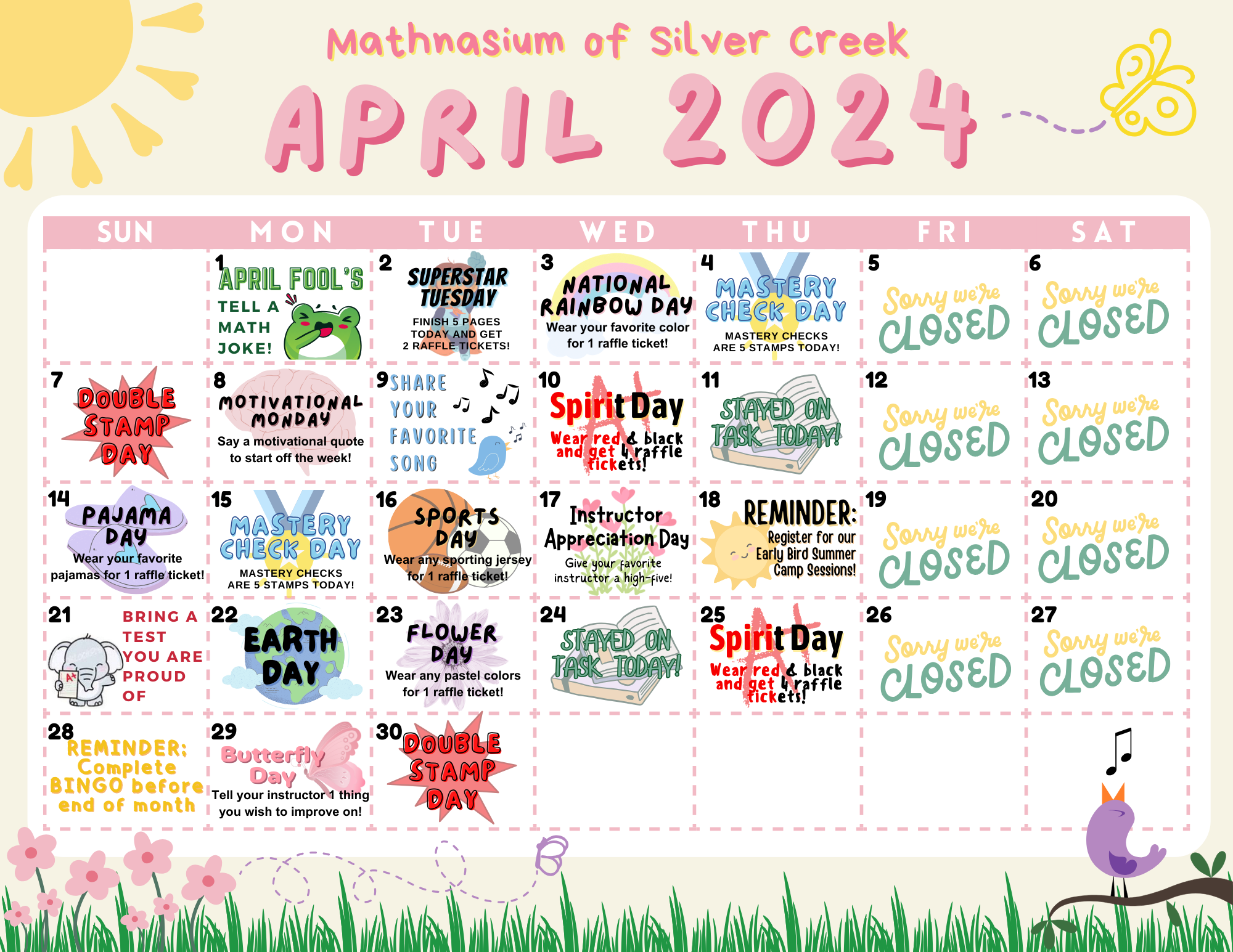 April Calendar