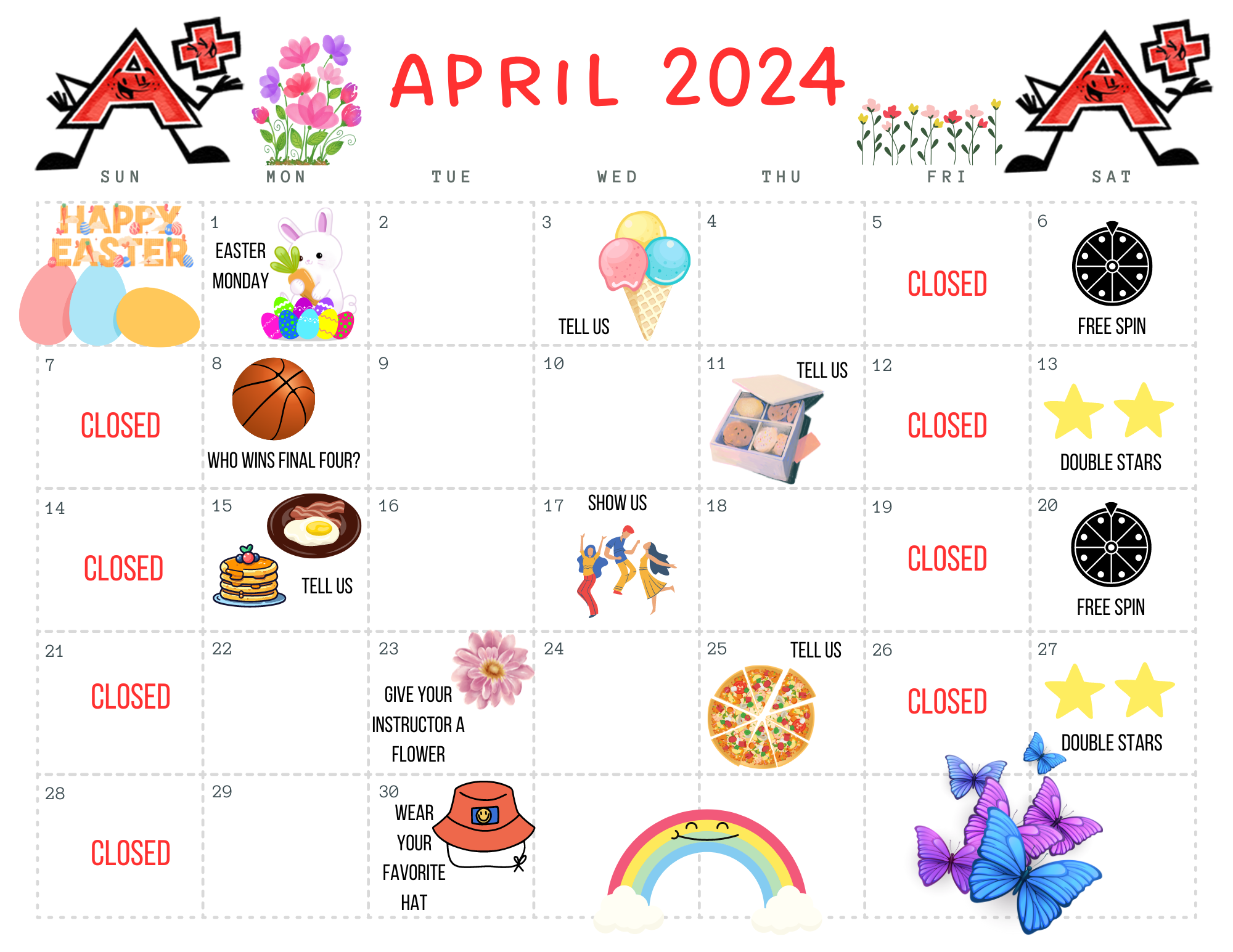 April 2024 Fun Days