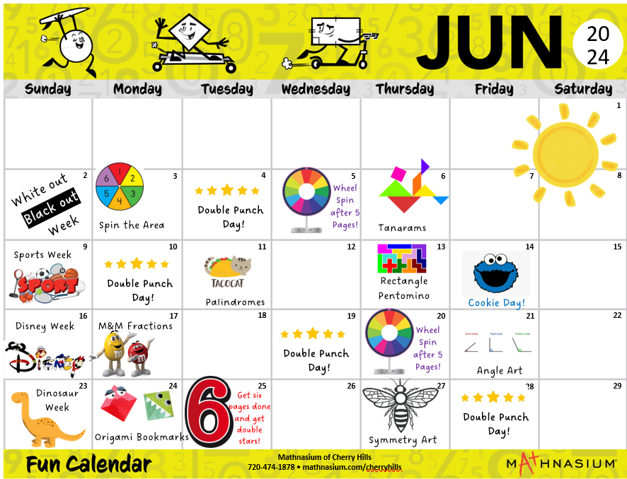 June Fun Calendar