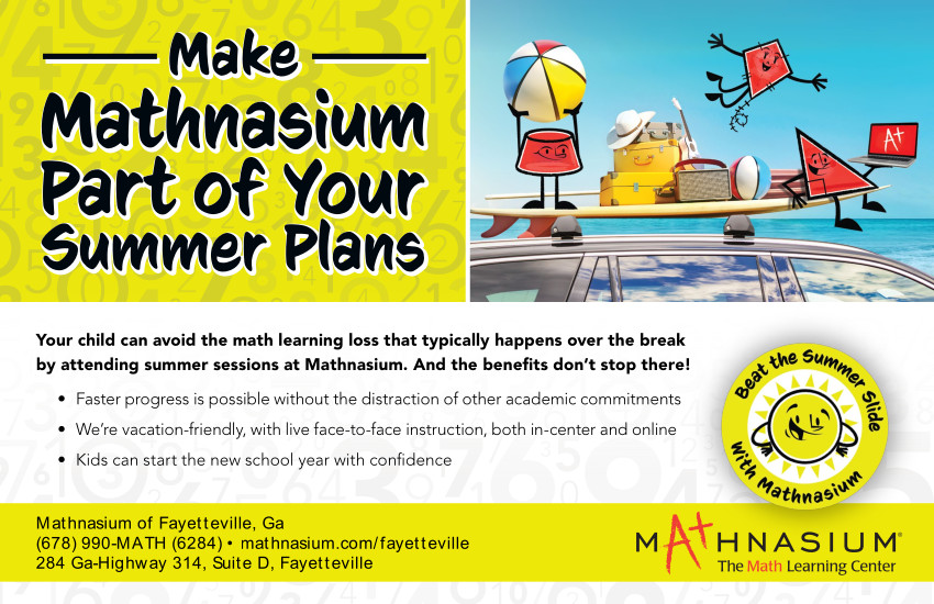 Make Mathnasium part of your Summer Plans