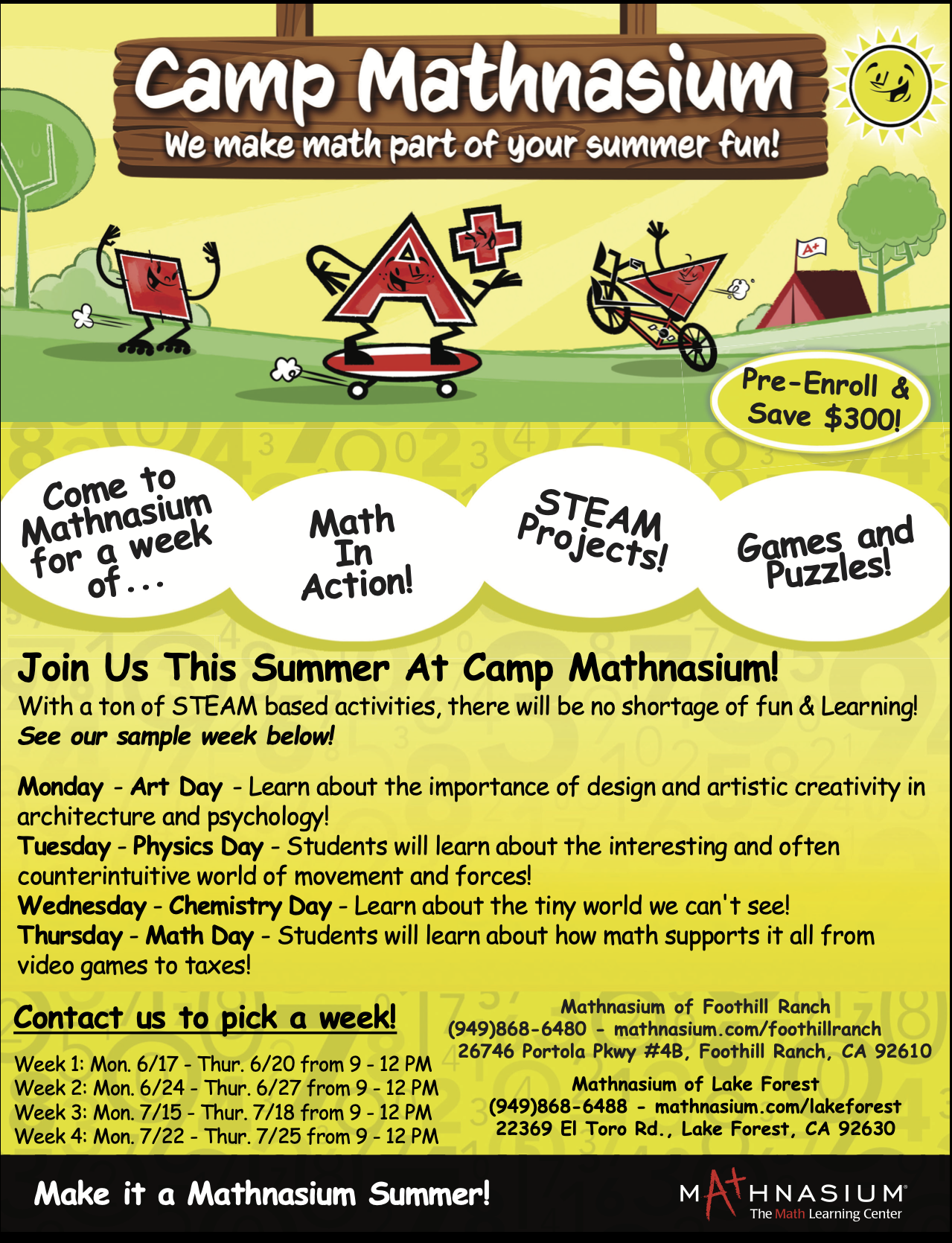 Camp Mathnasium!