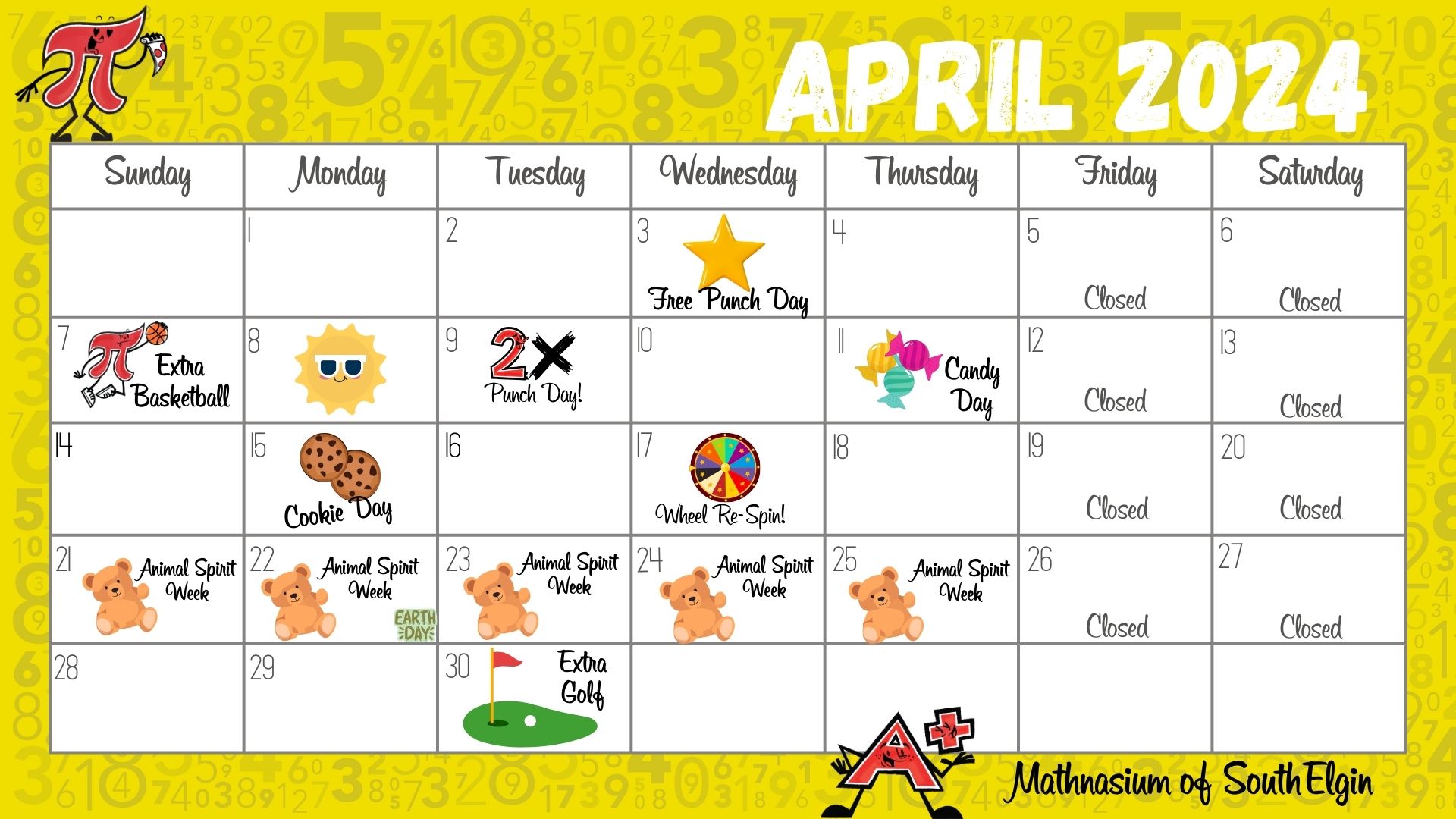 April Fun Calendar 2024