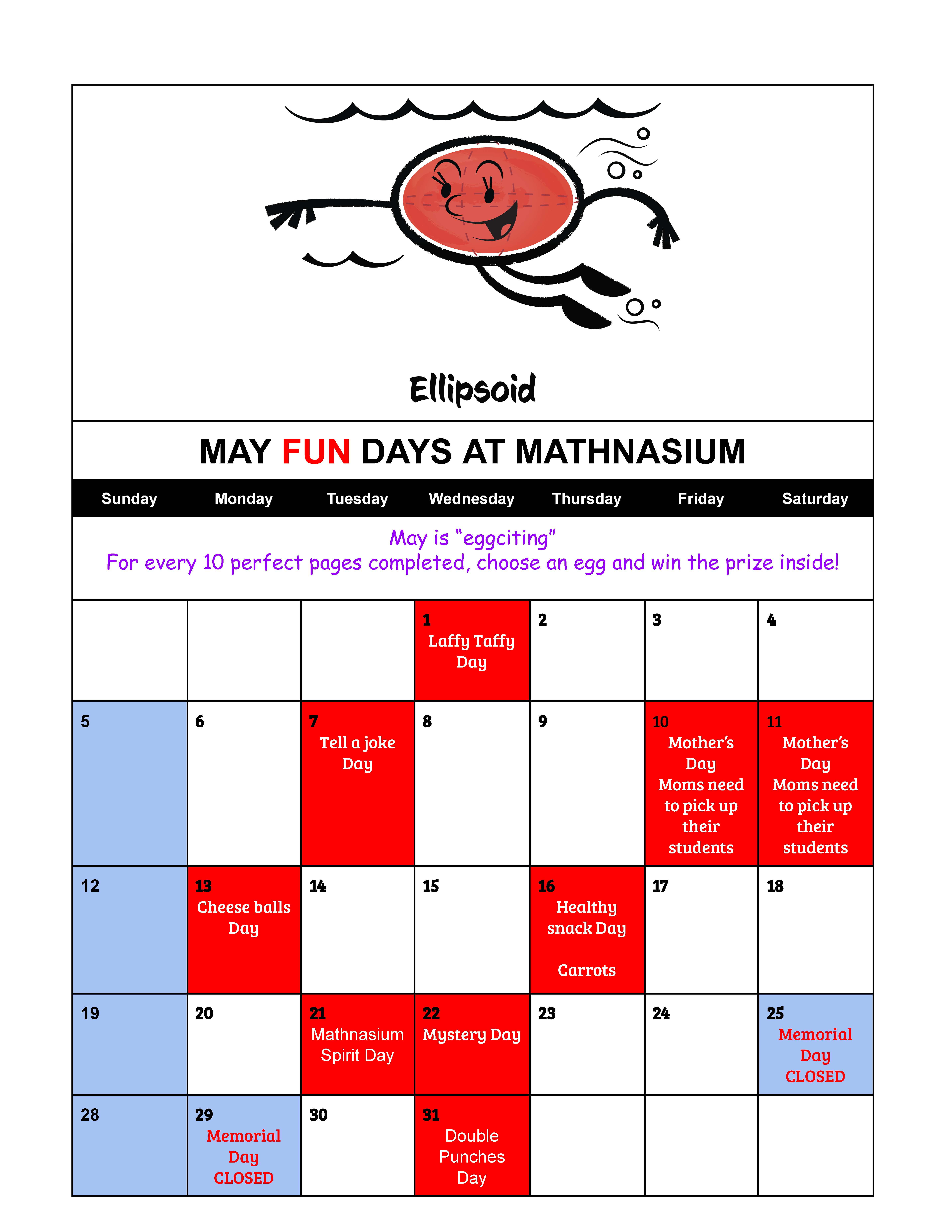 May 2024 Fun Calendar