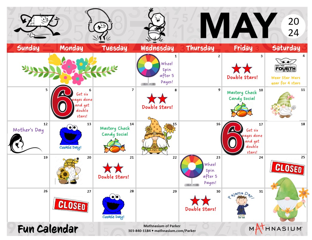 May Fun Days Calendar