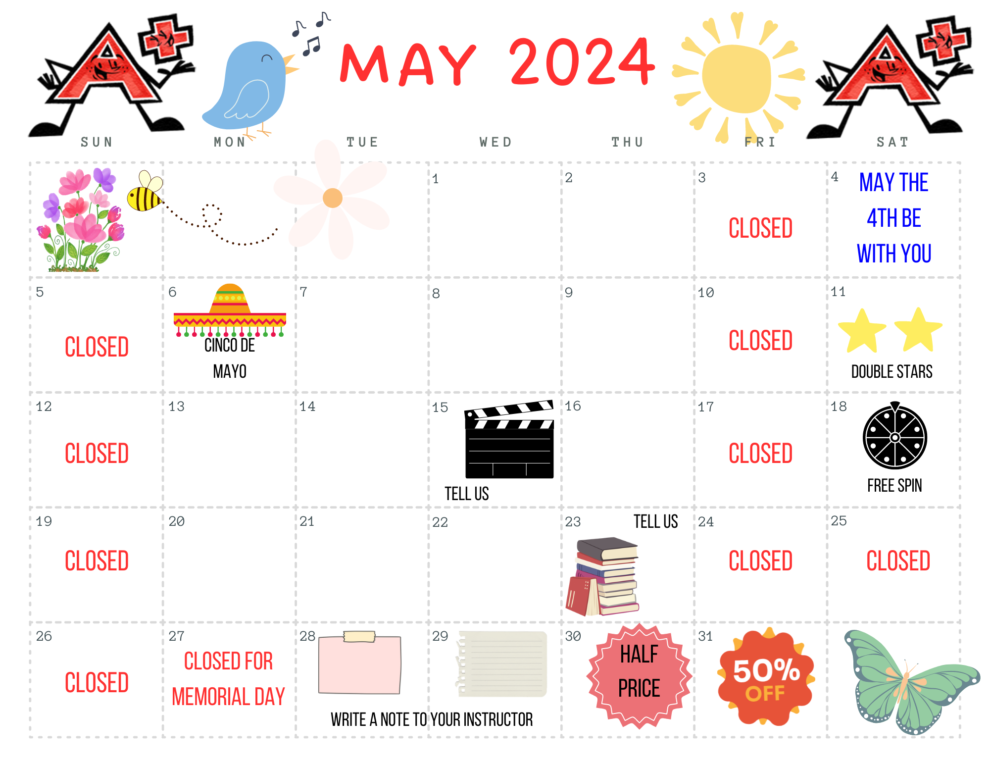 May 2024 Fun Days