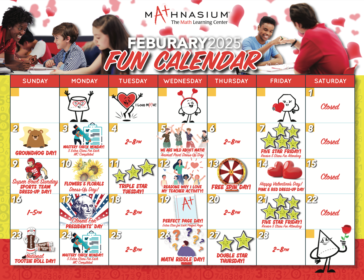 February Fun at Mathnasium!