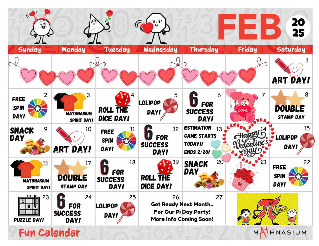 Fall in LOVE with Math this February!