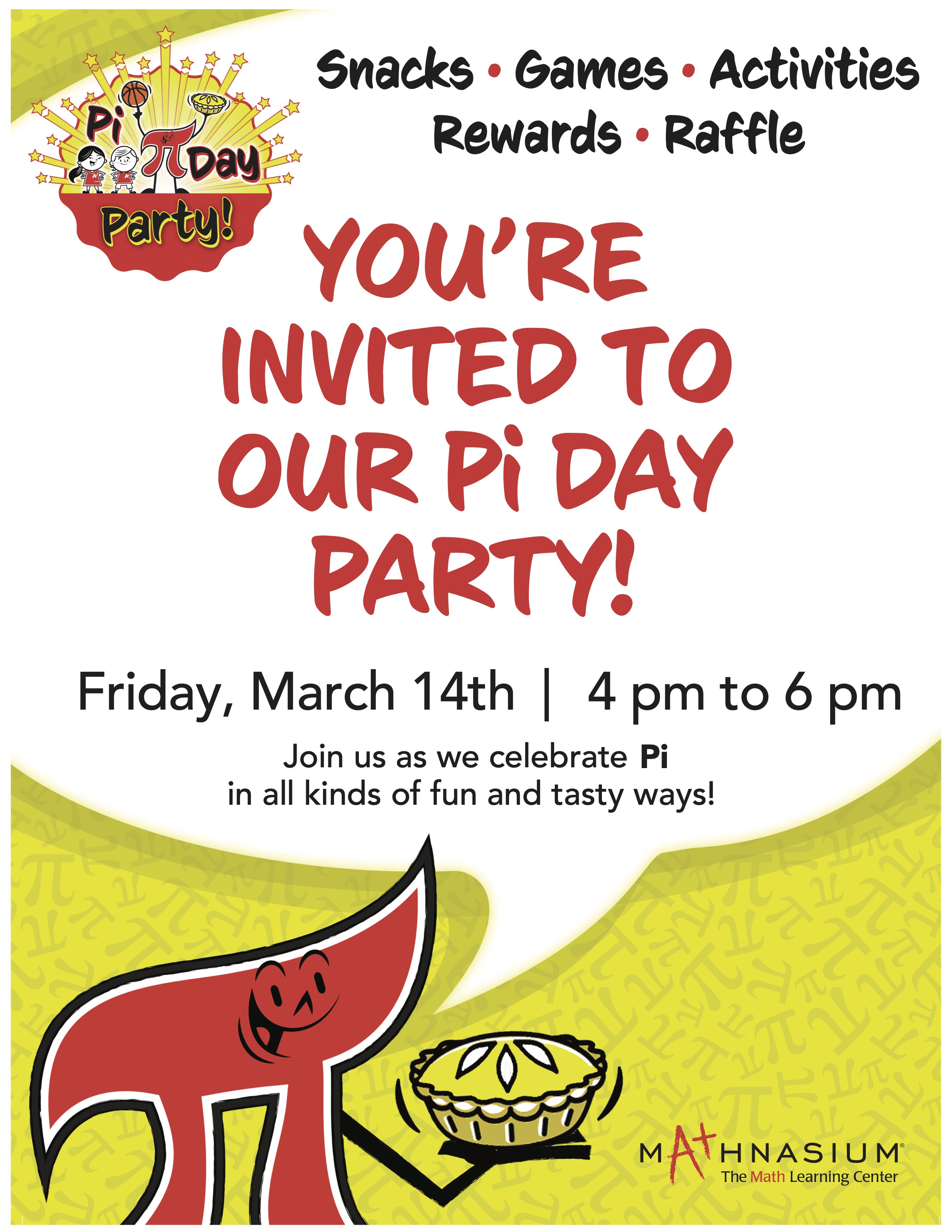 Pi Day Open House Party