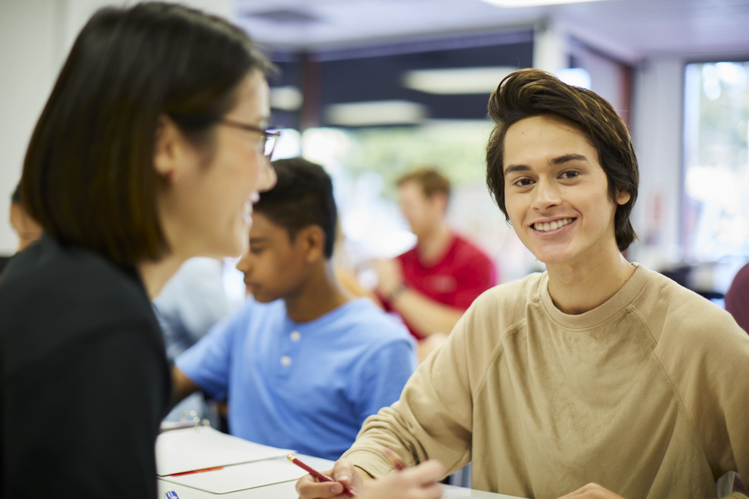 Learning algebra with math tutor