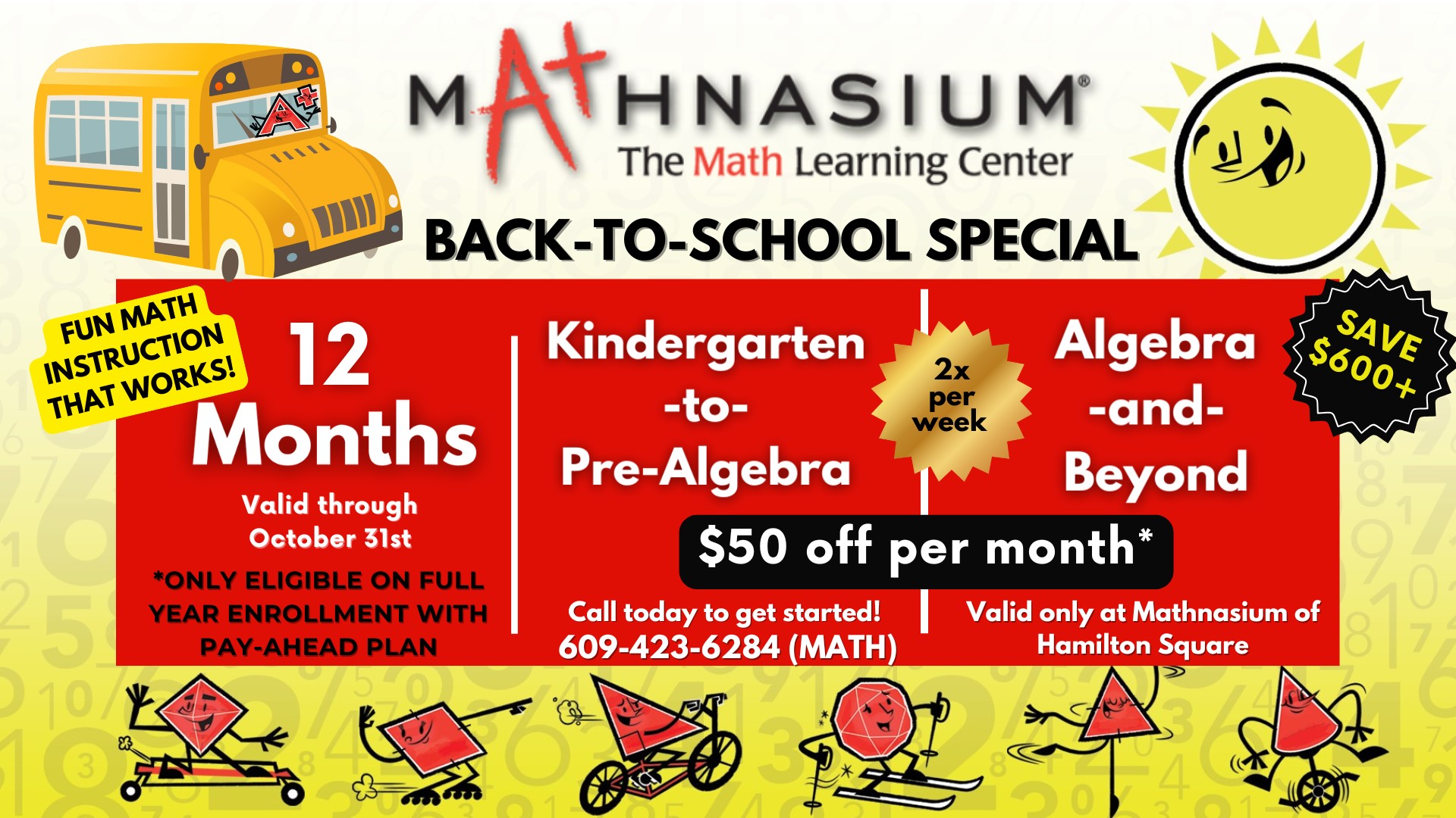 Mathnasium of Hamilton Square, NJ Events