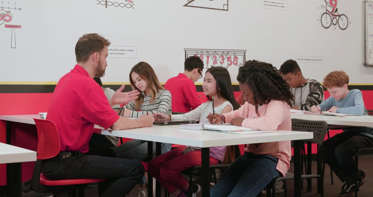 A video giving a tour of a Mathnasium center