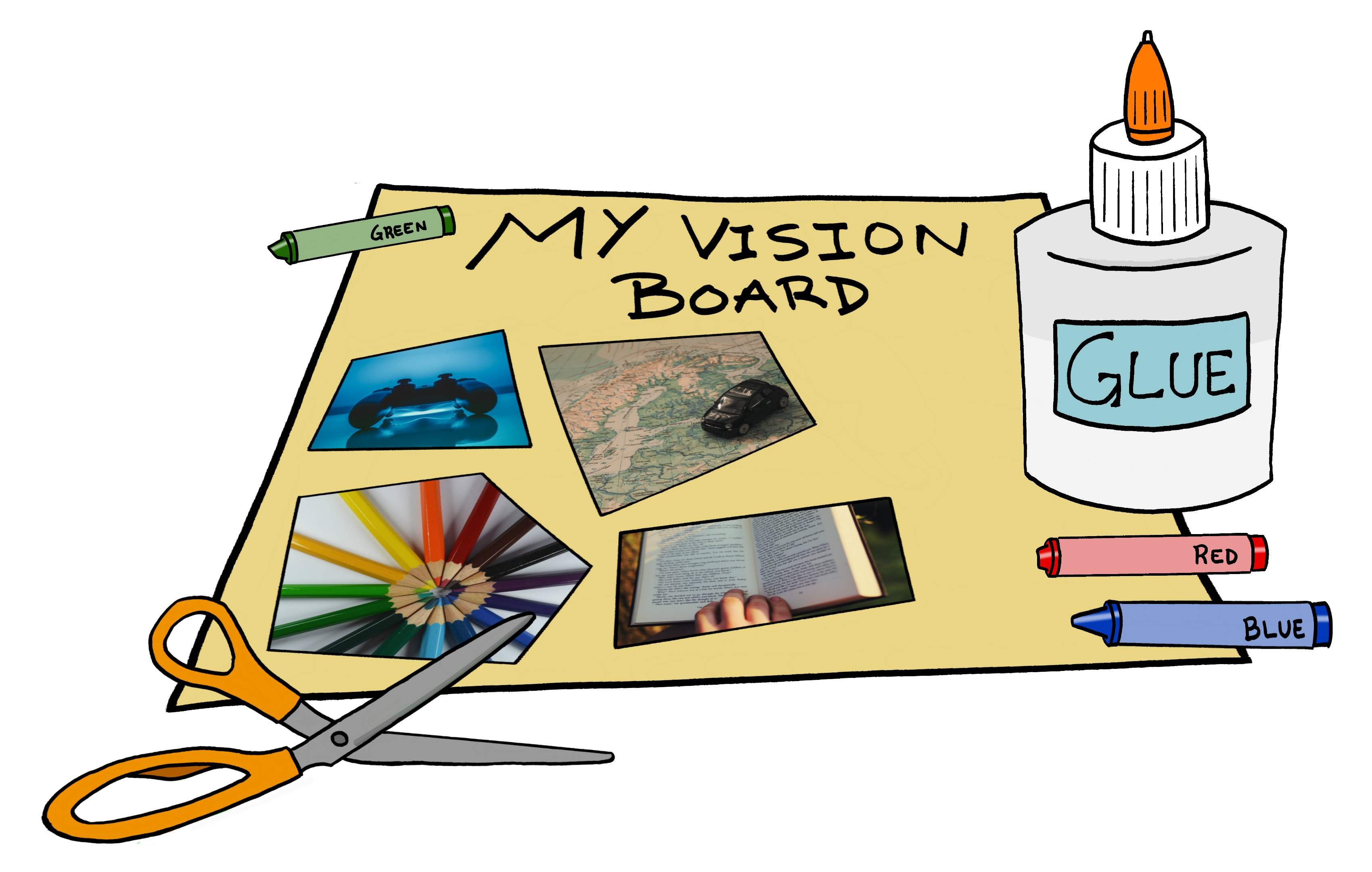 Create a Vision Board and Get Your 2016 Goals on Paper!