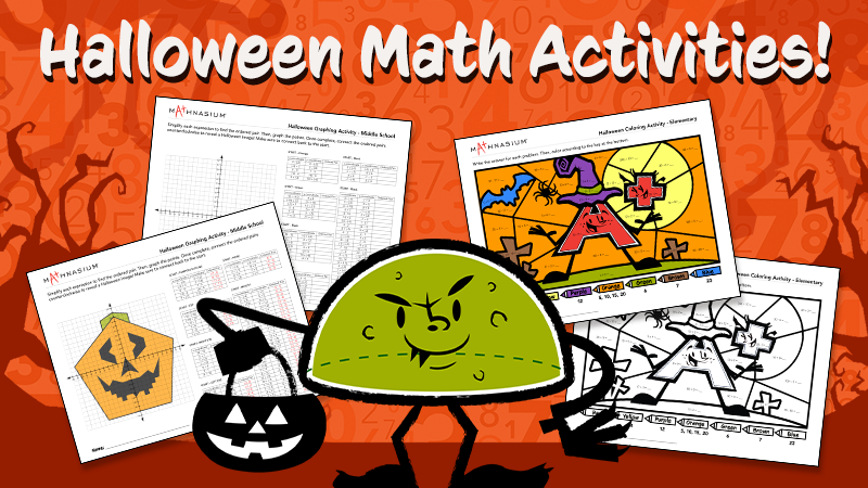 Halloween 2025: Mystery Colouring and Graphing Activities!
