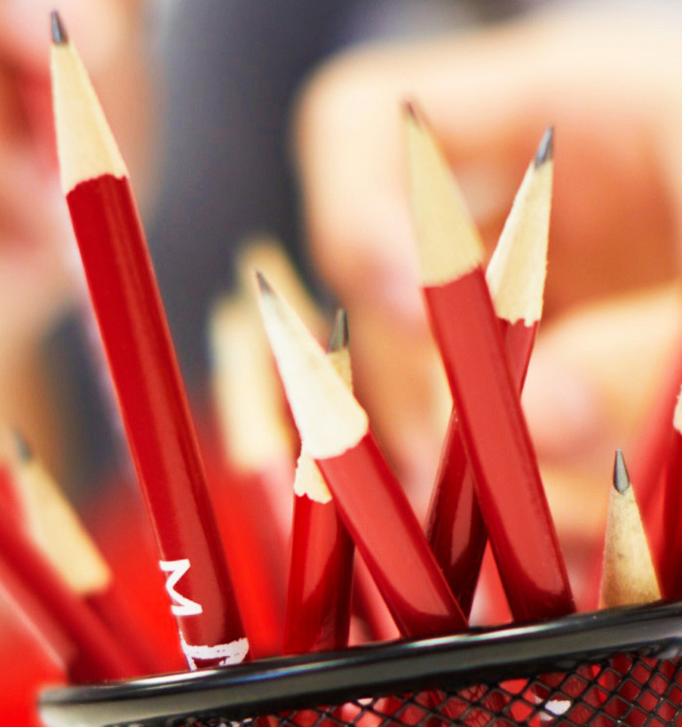 Mathnasium branded pencils